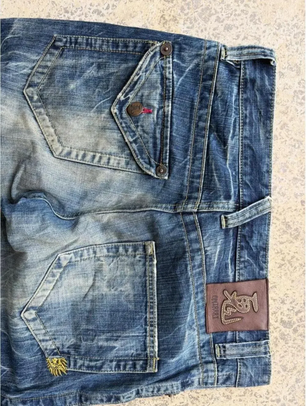 Japanese Oniarai bootcut jeans size 33
